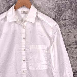 AYR The Deep End Shirt Small Womens White Cotton Oxford